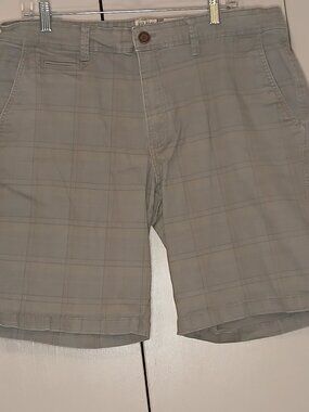 Redhead Brand Co. Men's 36 Gray Blue Plaid Golf Shorts (1033E23)